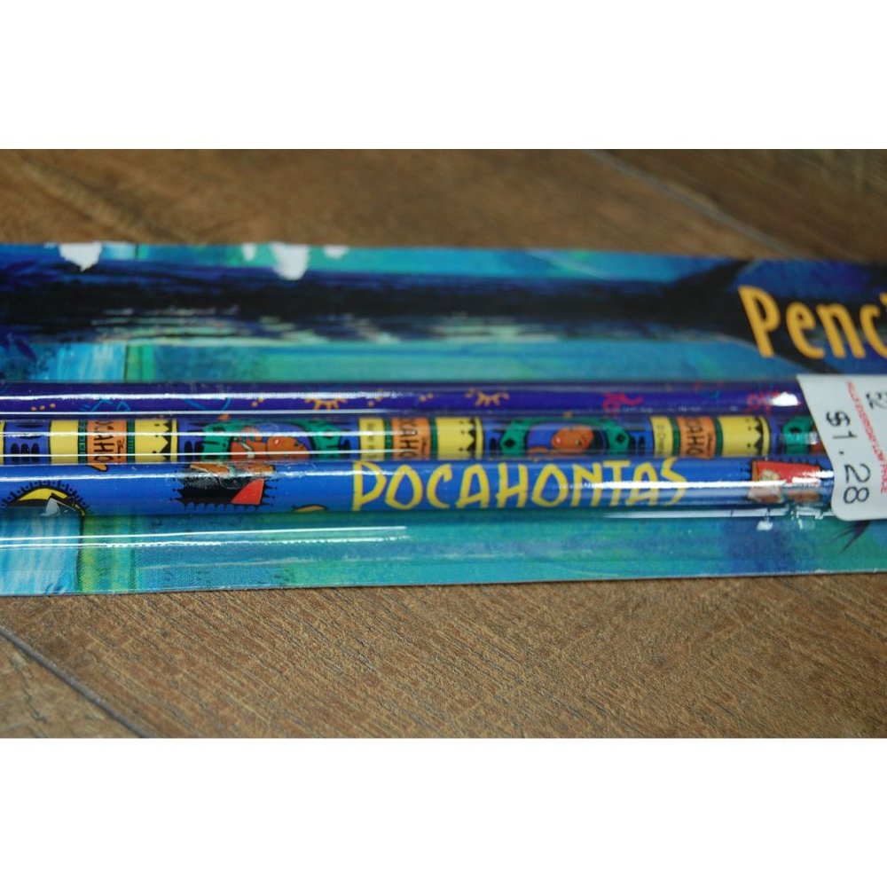 Vintage Disney Pocahontas Collectors Pencils Impact, Inc Hills Department Store - Picture 3 of 7